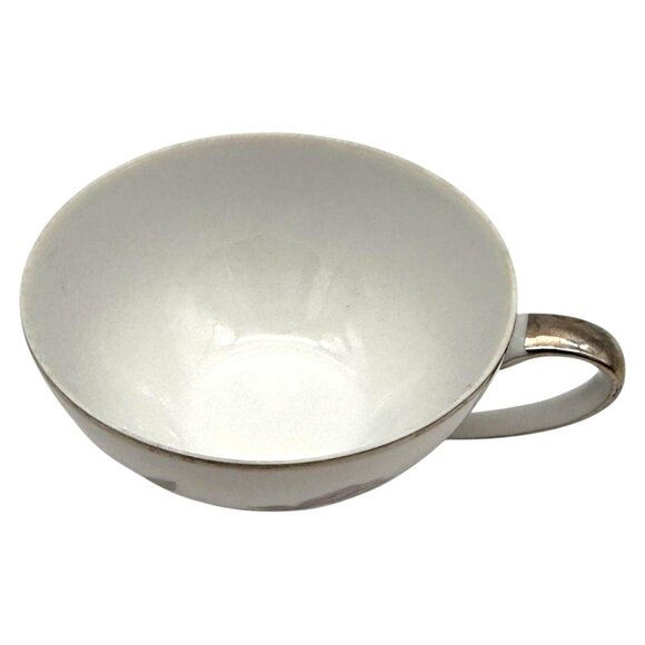 Mikasa Fine China 8194 Primrose Tea Cup With Floral Design & Metallic Rim - Picture 4 of 5